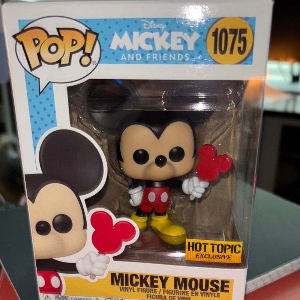 Disney Mickey Mouse Pop! Vinyl with Red and Yellow Accents
